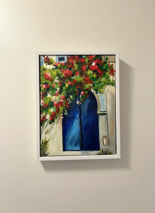 Souvenir de chaux et de fleur | Zina, artiste peintre